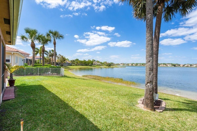 1018 NW Demedici Rd, Port Saint Lucie, FL 34986 - view of yard with a water view