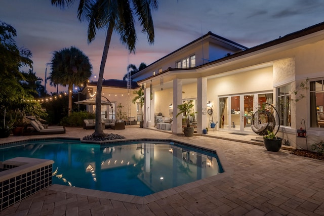 2409 NE 12th St, Fort Lauderdale, FL 33304 - pool featuring outdoor lounge area and a patio