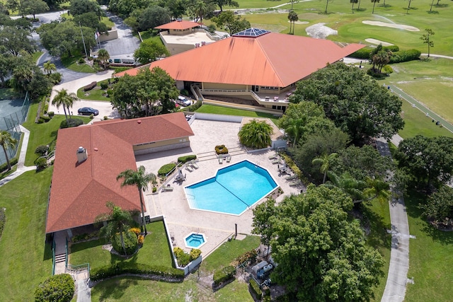 aerial view