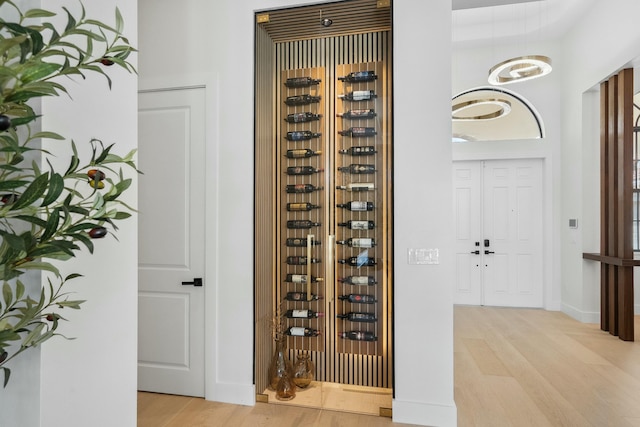 5214 SW Pomegranate Way, Palm City, FL 34990 - wine cellar with light wood-type flooring