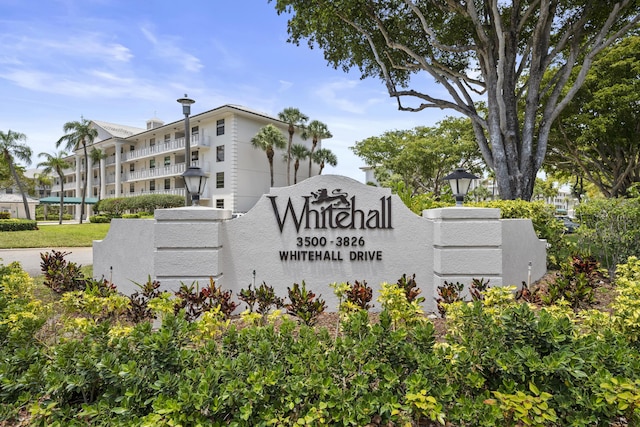 3526 Whitehall Dr Unit 106, West Palm Beach, FL 33401 - view of community sign