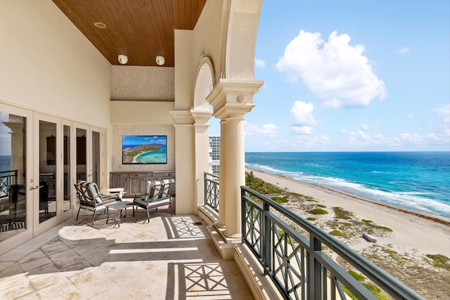 2500 S Ocean Blvd Unit Ph2, Boca Raton, FL 33432 - balcony featuring french doors