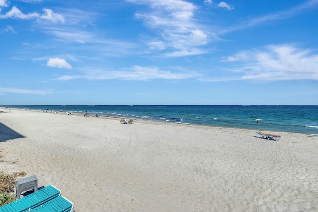 water view featuring a view of the beach