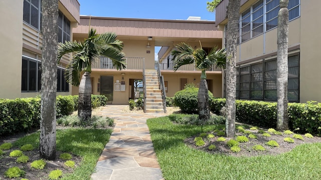 surrounding community with stairway