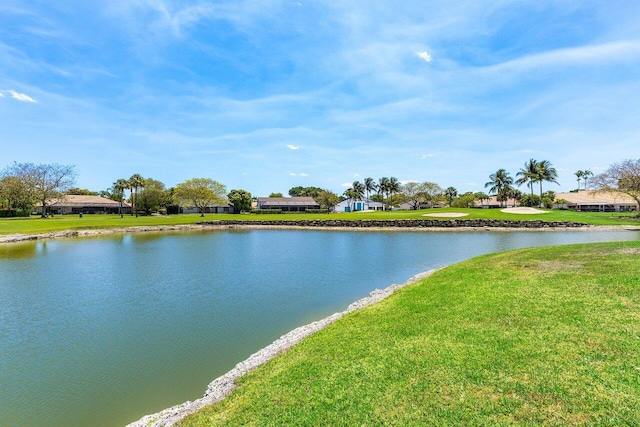 view of water feature