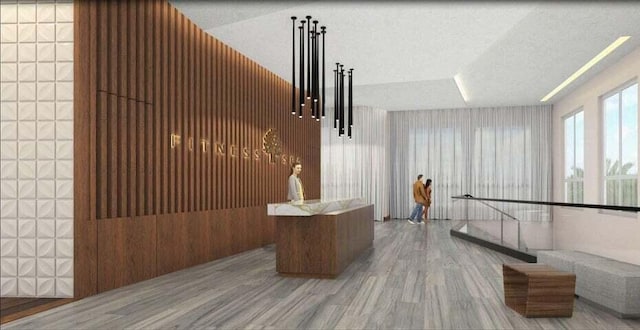 view of reception area