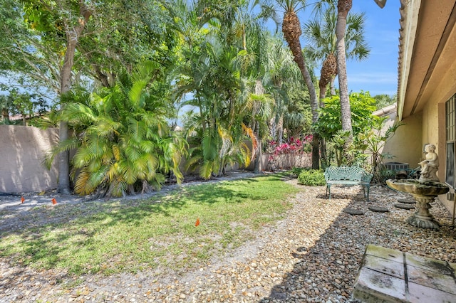 11206 Applegate Cir, Boynton Beach, FL 33437 - view of yard with a fenced backyard