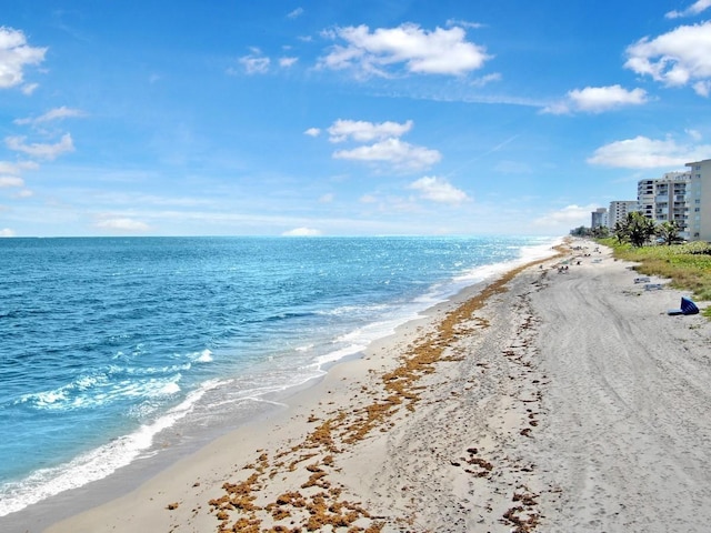 2917 S Ocean Blvd Unit 103, Highland Beach, FL 33487 - view of water feature with a beach view