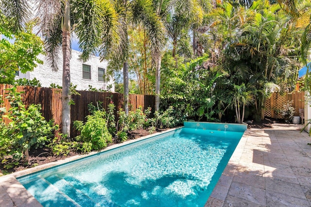 138 Greymon Dr, West Palm Beach, FL 33405 - view of swimming pool with a fenced backyard and a patio