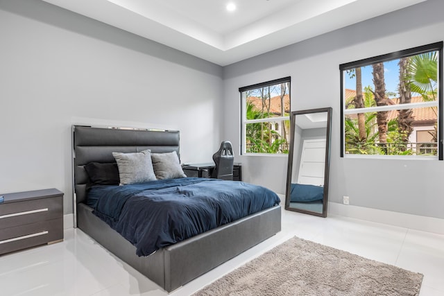 5784 Vintage Oaks Cir, Delray Beach, FL 33484 - tiled bedroom with recessed lighting and baseboards