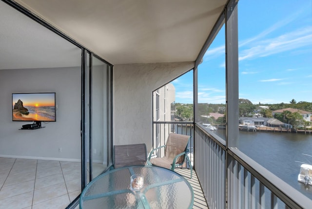 15 Royal Palm Way Unit 505, Boca Raton, FL 33432 - balcony featuring a water view