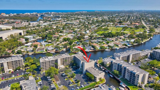 15 Royal Palm Way Unit 505, Boca Raton, FL 33432 - aerial view with a water view