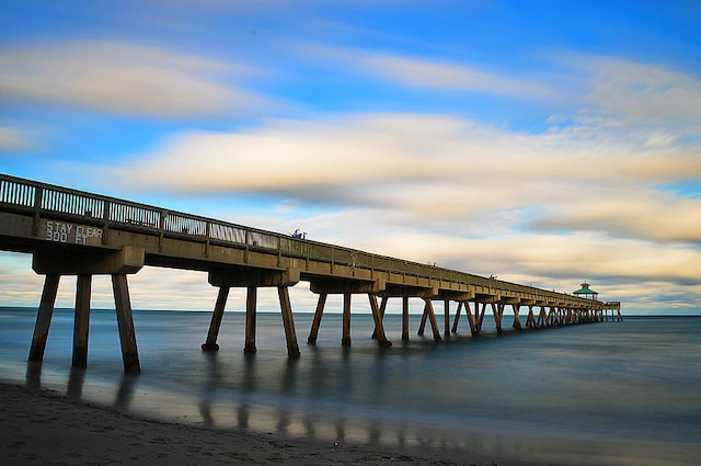 3342 Deer Creek Alba Way Unit 3342, Deerfield Beach, FL 33442 - dock area with a pier and a water view