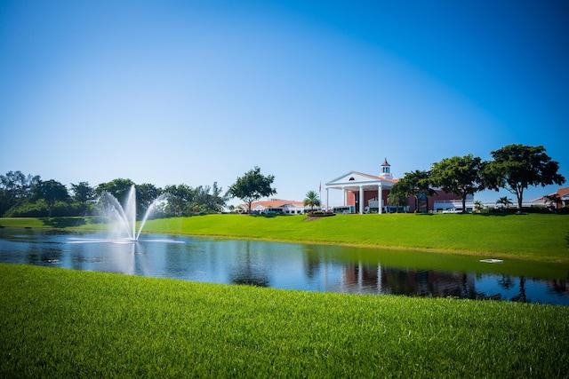 property view of water