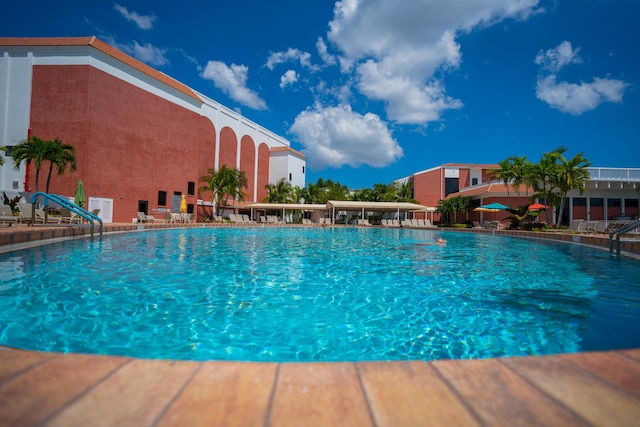 view of pool