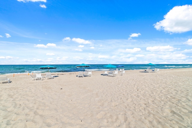 4301 N Ocean Blvd Unit 203, Boca Raton, FL 33431 - view of water feature featuring a view of the beach