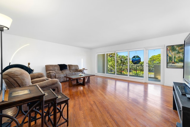 4301 N Ocean Blvd Unit 203, Boca Raton, FL 33431 - living room featuring wood finished floors