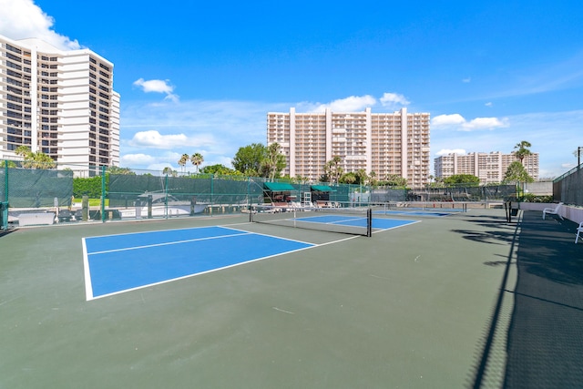 4301 N Ocean Blvd Unit 203, Boca Raton, FL 33431 - view of tennis court with fence