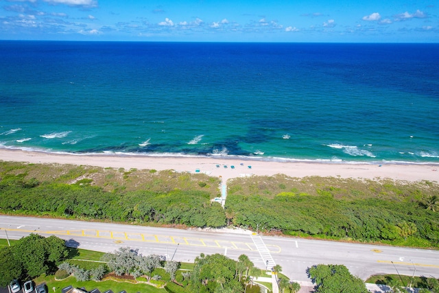 4301 N Ocean Blvd Unit 203, Boca Raton, FL 33431 - water view featuring a view of the beach
