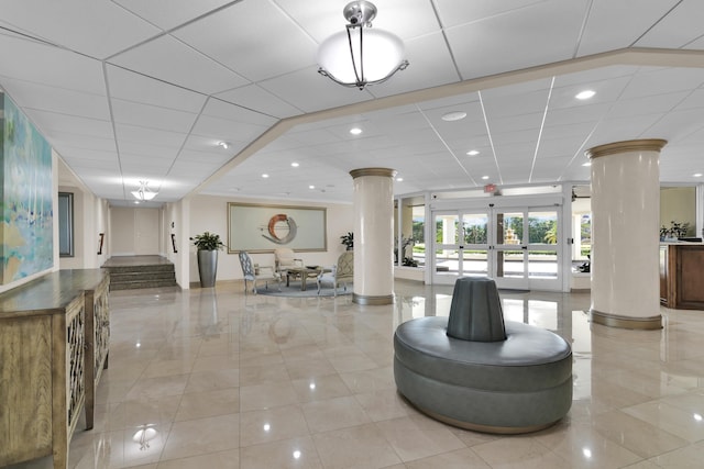view of community lobby