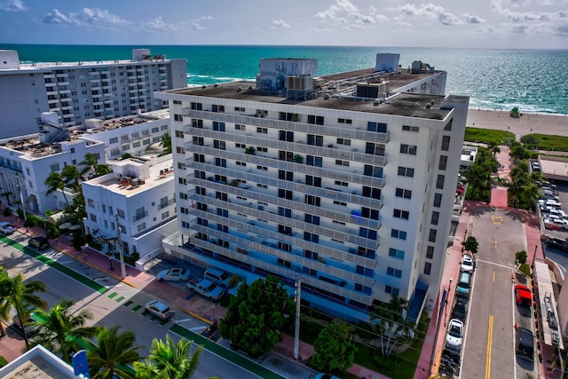 401 Ocean Dr Unit 220, Miami Beach, FL 33139 - view of patio / terrace featuring a water view and outdoor dining space