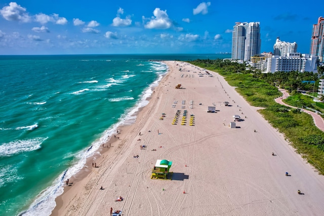 401 Ocean Dr Unit 220, Miami Beach, FL 33139 - aerial view with a water view