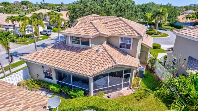 birds eye view of property featuring a residential view