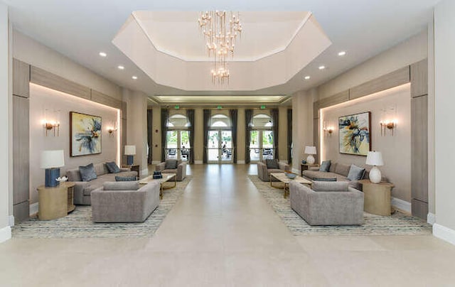 view of community lobby