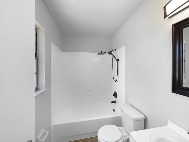1541 SW Curry St, Port Saint Lucie, FL 34983 - bathroom with vanity, shower / bath combination, and wood finished floors