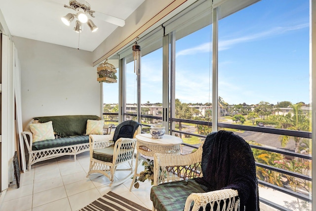 2669 S Garden Dr S Unit 401, Lake Worth, FL 33461 - sunroom / solarium with ceiling fan