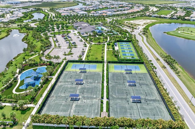 12408 Banner Ct, Palm Beach Gardens, FL 33412 - aerial perspective of suburban area featuring a nearby body of water
