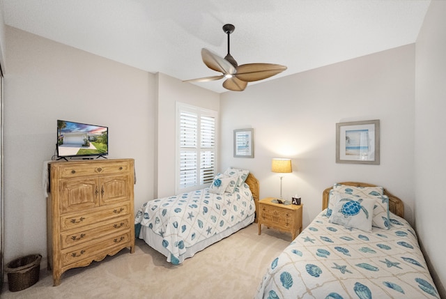 8483 Beaconhill Rd, Palm Beach Gardens, FL 33410 - carpeted bedroom featuring ceiling fan
