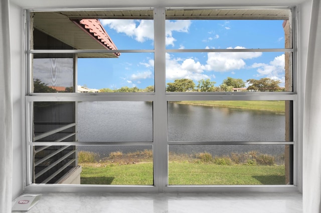 details featuring a water view