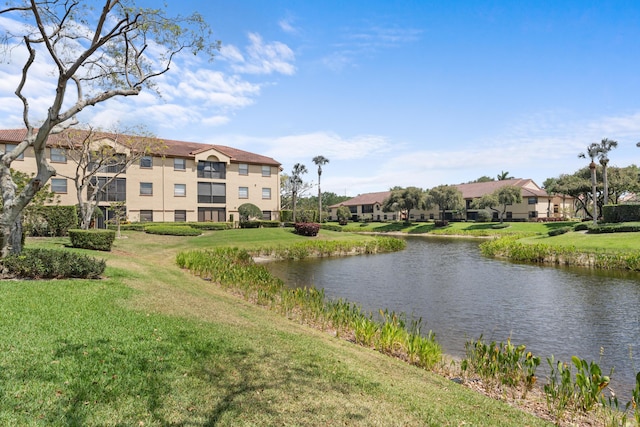 water view with a residential view