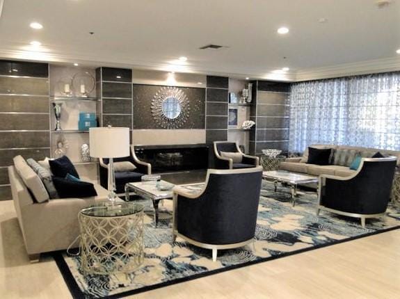 view of community lobby