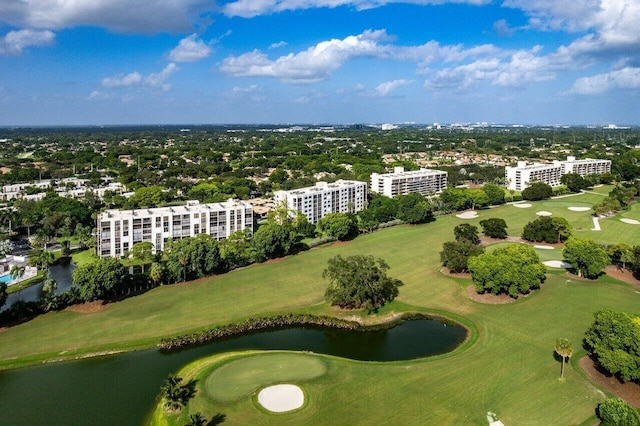 6562 Boca Del Mar Dr Unit 527, Boca Raton, FL 33433 - drone / aerial view of apartment complex / building, a large body of water, and a local golf course
