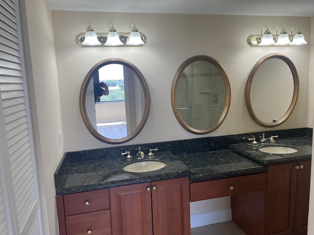 3589 S Ocean Blvd Unit 509, South Palm Beach, FL 33480 - full bath with double vanity and a closet