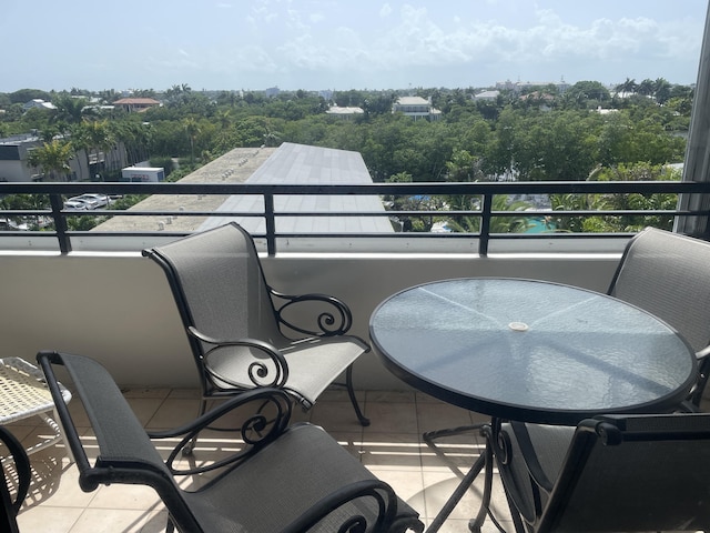 3589 S Ocean Blvd Unit 509, South Palm Beach, FL 33480 - balcony featuring a water view