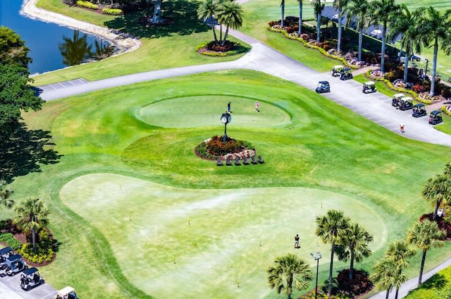 11020 Boca Woods Ln, Boca Raton, FL 33428 - drone / aerial view of a golf course and a large body of water