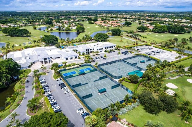11020 Boca Woods Ln, Boca Raton, FL 33428 - aerial view of a local golf course and a nearby body of water