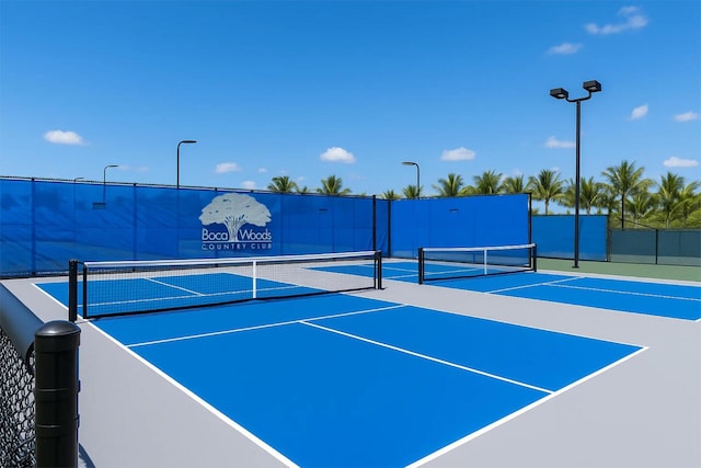 11020 Boca Woods Ln, Boca Raton, FL 33428 - view of tennis court featuring community basketball court
