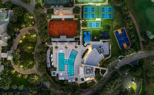 aerial overview of property's location