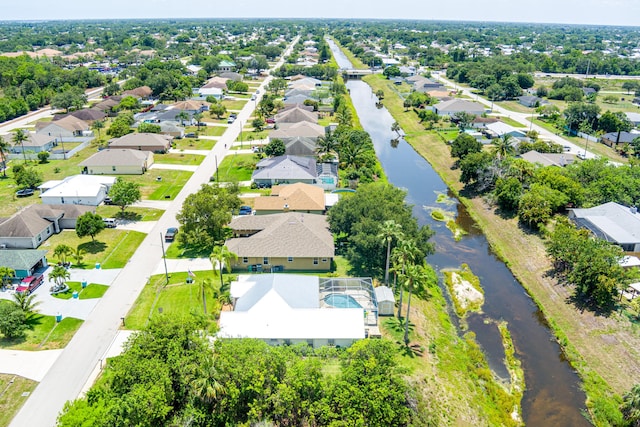 2266 SW Monterrey Ln, Port Saint Lucie, FL 34953 - aerial view of residential area featuring a nearby body of water