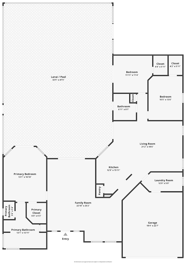 2266 SW Monterrey Ln, Port Saint Lucie, FL 34953 - floor plan / room layout
