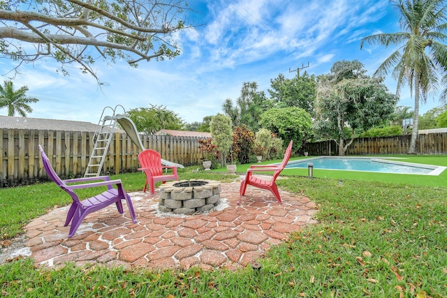 5340 SW 115th Ave, Cooper City, FL 33330 - view of yard with central AC unit, a fenced backyard, an outbuilding, and a storage shed