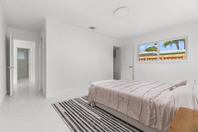 2771 NE 53rd St, Lighthouse Point, FL 33064 - bedroom with marble finish floor, baseboards, and visible vents