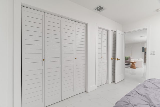 2771 NE 53rd St, Lighthouse Point, FL 33064 - bedroom with marble finish floor and visible vents