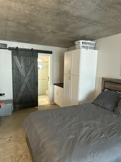 3570 S Ocean Blvd Unit 205, South Palm Beach, FL 33480 - bedroom featuring visible vents and connected bathroom