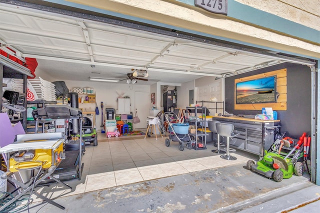 1275 Waterway Cove Dr, Wellington, FL 33414 - garage with a garage door opener