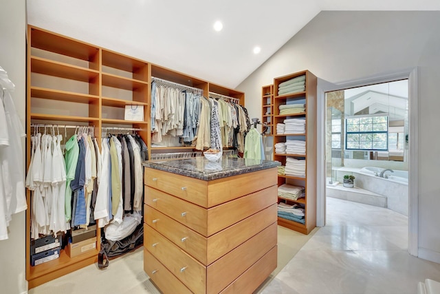 6130 Via Tierra, Boca Raton, FL 33433 - spacious closet with lofted ceiling